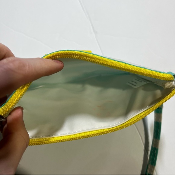 Scout Teal White Yellow Wristlet - Picture 5 of 5